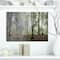 Designart - Green Morning in Forest Panorama - Landscape Canvas Art Print